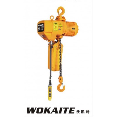 380V 1ton Single/Dual Speed Electric Chain Hoist with Trolley Lifting