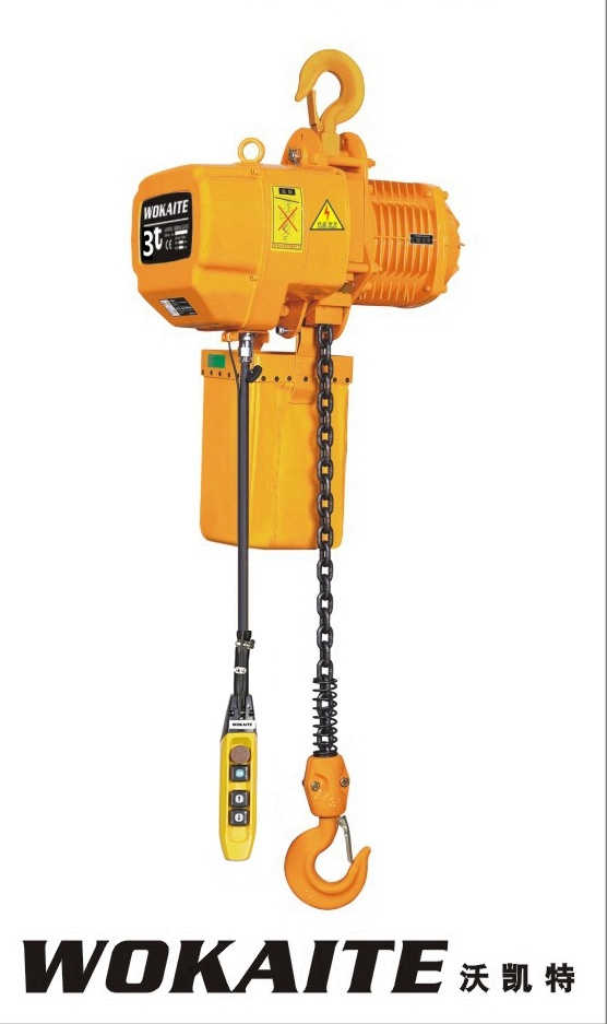 380V 3ton Single/Dual Speed Electric Chain Hoist with Trolley Lifting