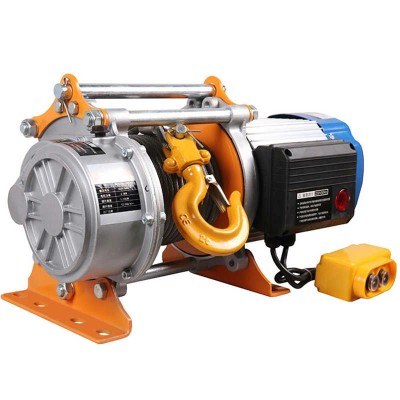 Fast Speed Small Electric Wire Rope Winches 800kg 1000kg Electric Hoist