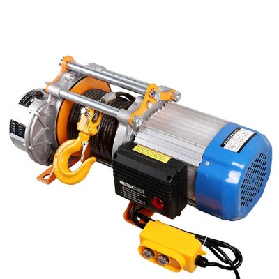 Fast Speed Small Electric Wire Rope Winches 800kg 1000kg Electric Hoist