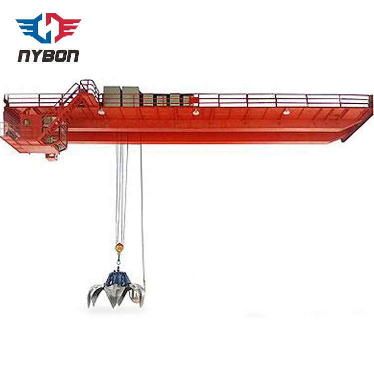 Scrap Metal Bulk Material Handling Double Girder Overhead Travel Grab Eot Cranes