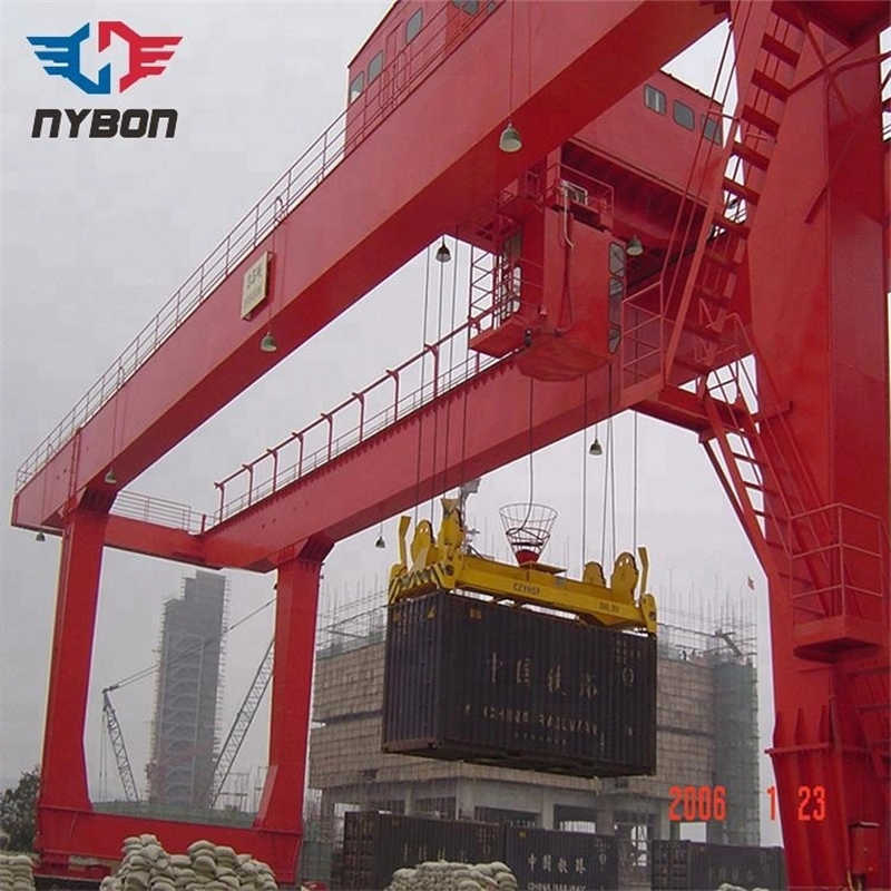 Large Span Gantry Mobile Container Crane for Lifting 40FT or 20FT Container