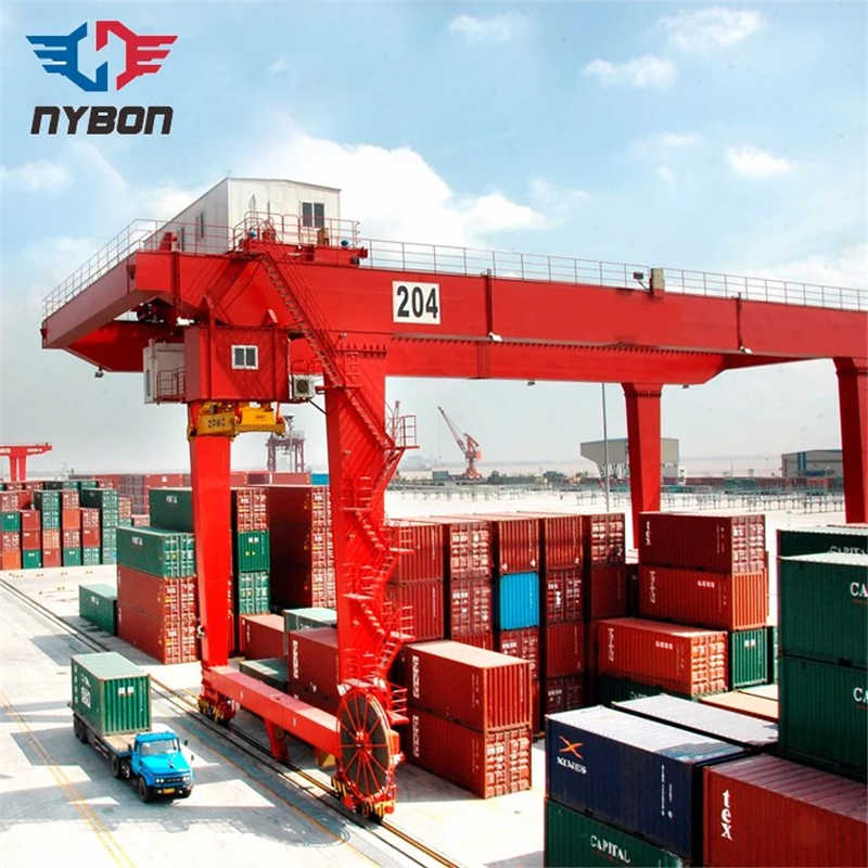 Electric Double Girder Rubber Tire Quayside Container Crane with Cheap Price