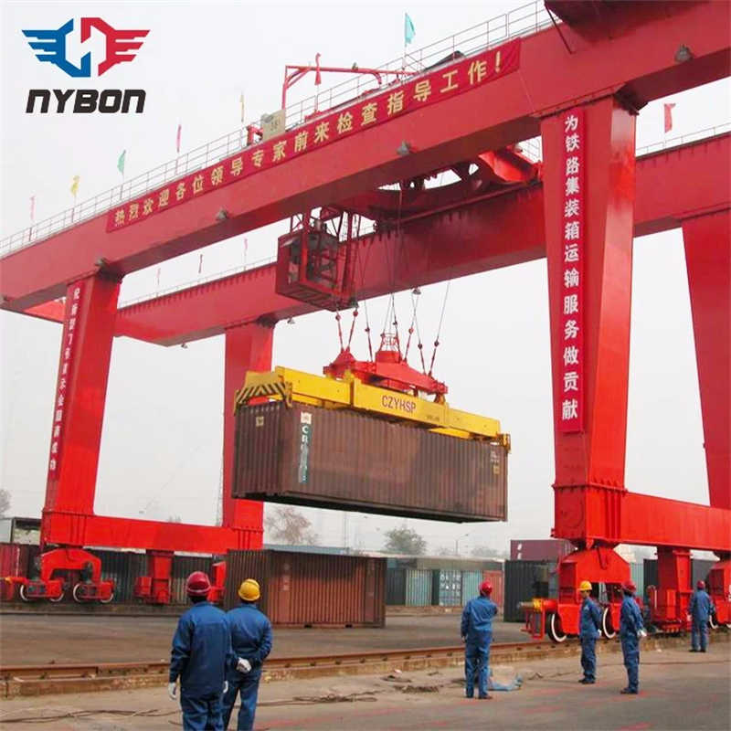 Electric Double Girder Rubber Tire Quayside Container Crane with Cheap Price