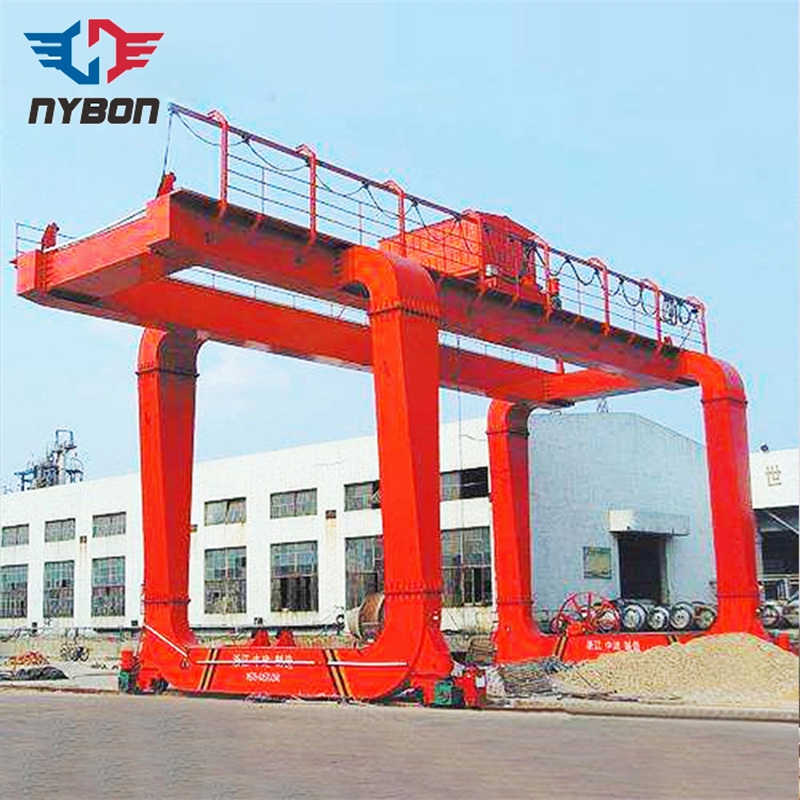 China Manufacture Supply Electric Power 40ton Container Crane with Railway