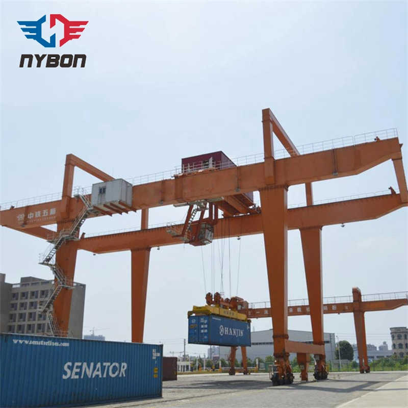 Wharf Double Girder 30 Ton Mobile Container Loading Crane