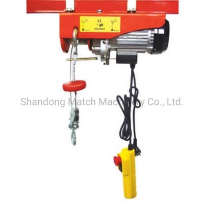 PA1000 Electric Wire Rope Hoist Wire Rope PA1000 Mini Small Electric Hoist