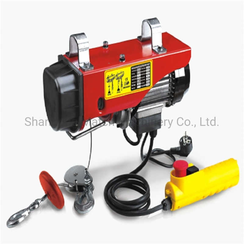 PA1000 Electric Wire Rope Hoist Wire Rope PA1000 Mini Small Electric Hoist