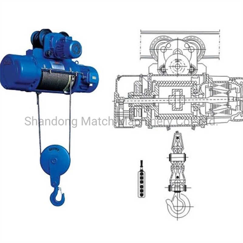 Electric Hoist Electric Trolley Walking Type Explosion Proof Wire Rope Hoist