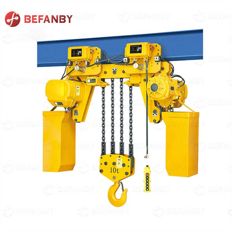 Building Site Steel Pipe Running Type Mini Electric Chain Hoist