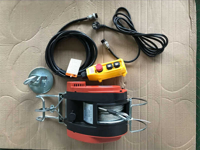 250kg Mini Electric Wire Rope Hoist Supending Electric Winch for Sale