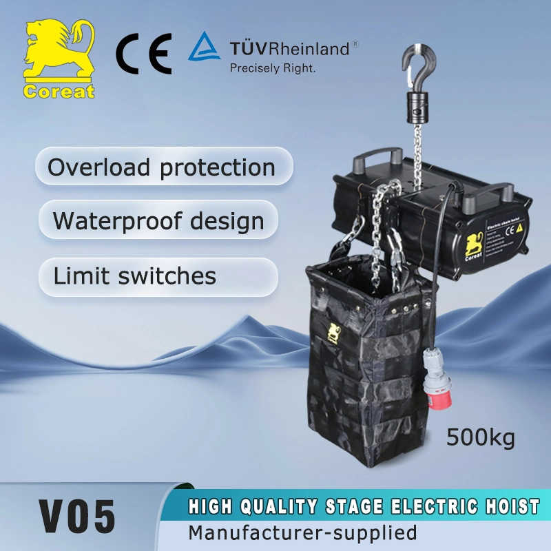 0.5ton 500kgs Events Motor Entertainment Stage Professional Electric Hoist