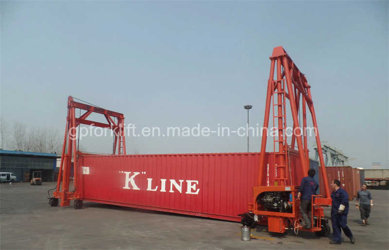 Chinese Gp Brand Standard Container Crane with 30-40 Tons Capacity (BSJD300-400)