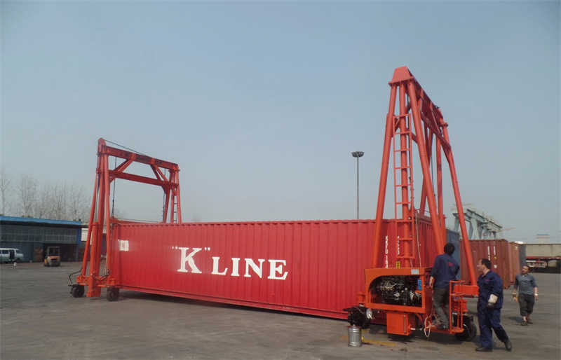 High Quality and Good Price Double Container Crane with 30-40tons Capacity