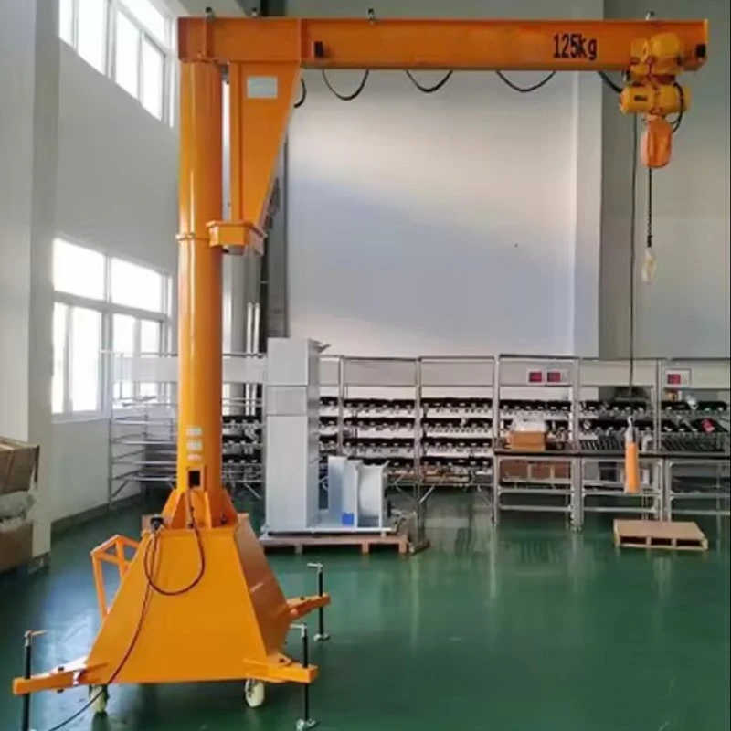 Workshop 200kg 5ton Wall Mounted Floor Cantilever Arm Jib Crane with Hoist