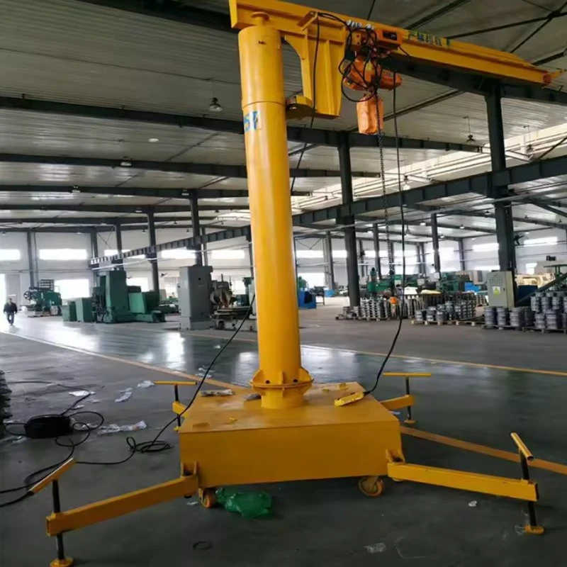 Workshop 200kg 5ton Wall Mounted Floor Cantilever Arm Jib Crane with Hoist