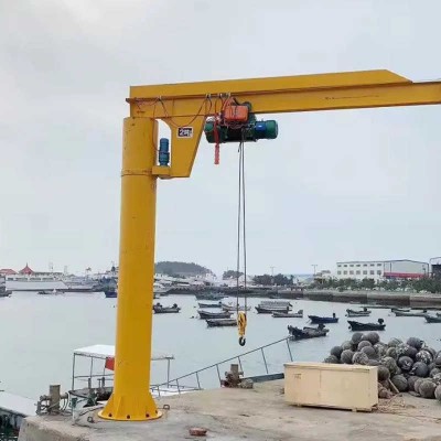 5t Free Standing Floor Mounted Column Industrial Portable Jib Crane with Hoist