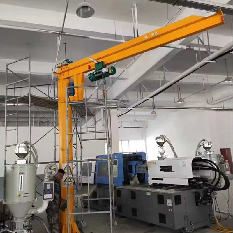 5t Free Standing Floor Mounted Column Industrial Portable Jib Crane with Hoist