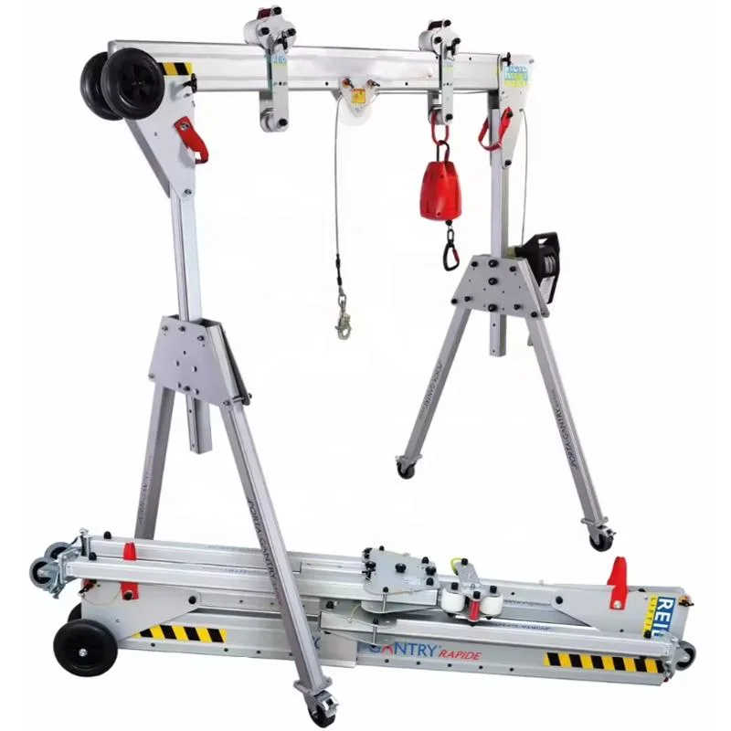 1t-5t Foldable Mini Aluminum Mobile Gantry Crane