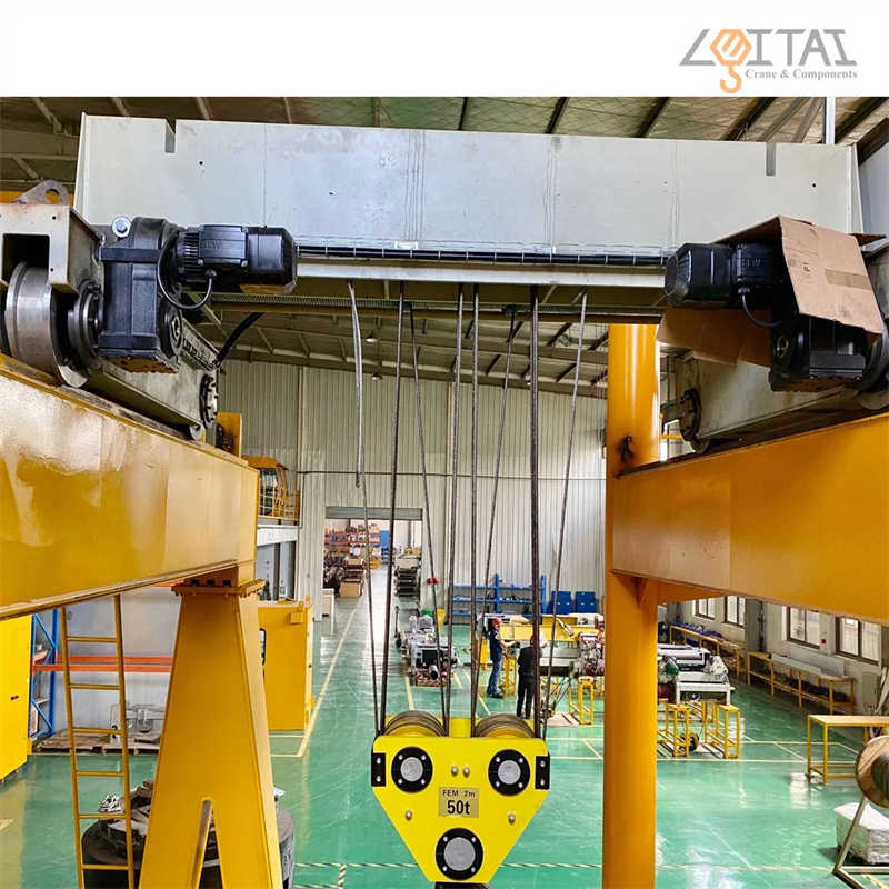 3.2t Single Girder Top Running Overhead Crane with Convenient Maintenance