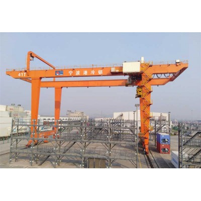 China New 40ton Rmg5508 Rail-Mounted Container Gantry Crane