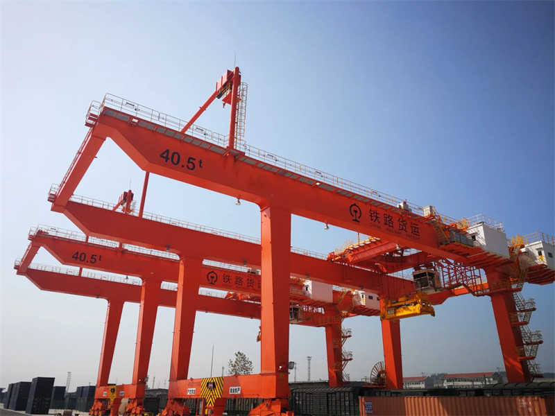 China New 40ton Rmg5508 Rail-Mounted Container Gantry Crane