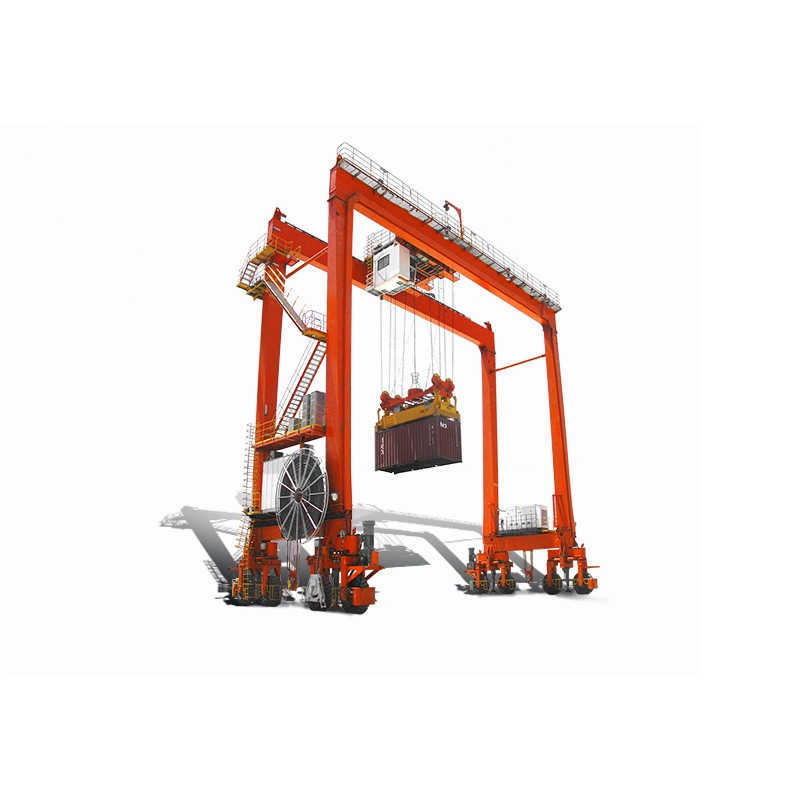 China Brand Rtg5204 Rubber Tyre Container Gantry Crane