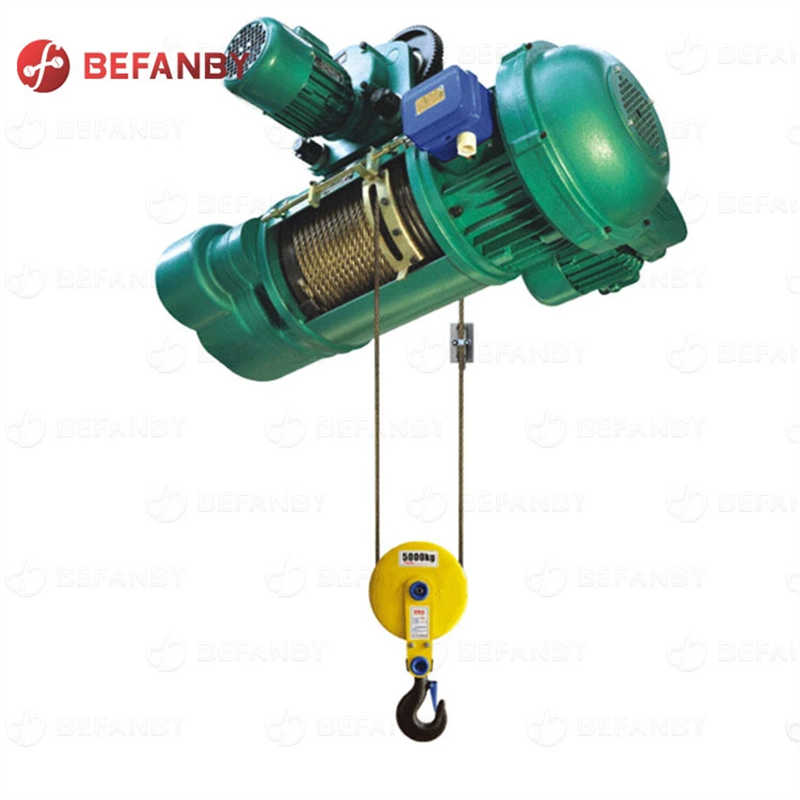 High Quality Power Station Single Girder Wire Rope Hoist