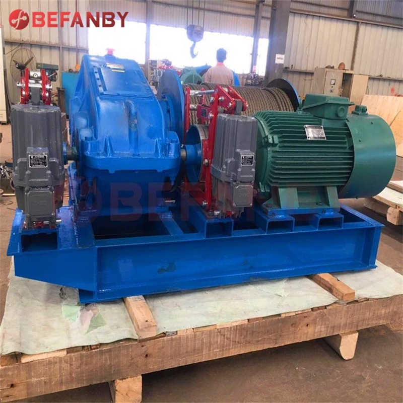 Heavy Duty Electric Cable 20 Ton Pulling Boat Slipway Winch