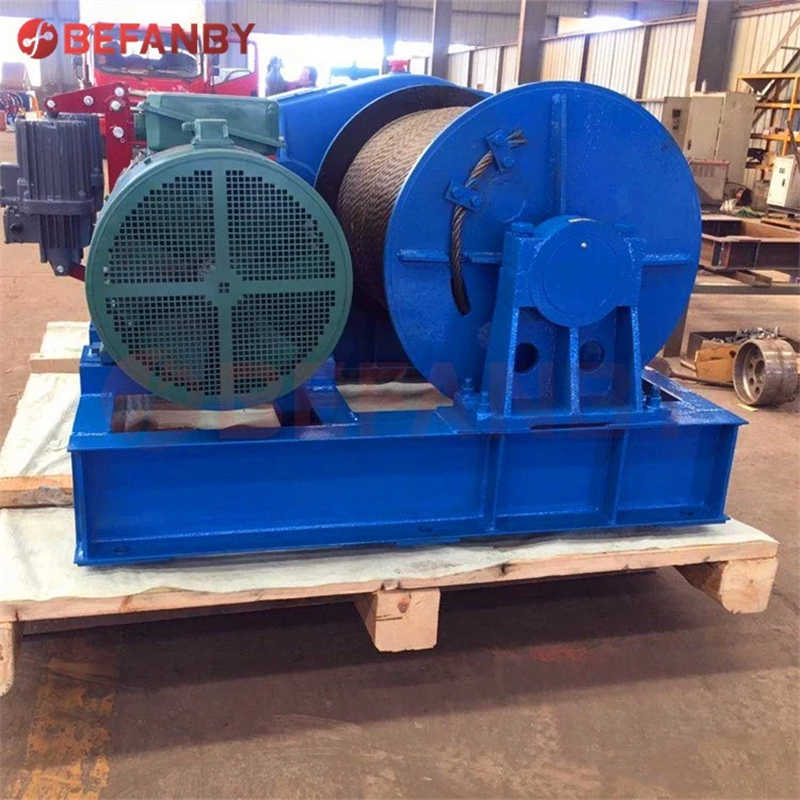 Heavy Duty Electric Cable 20 Ton Pulling Boat Slipway Winch