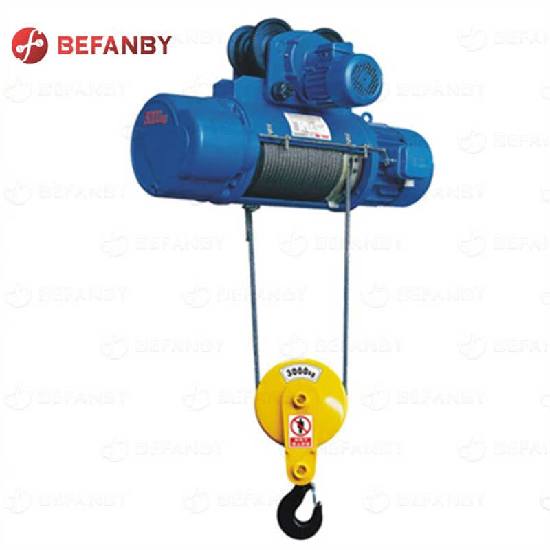 Industry Suspension Hoist Lift Steel Plate Electric Wire Rope Hoist