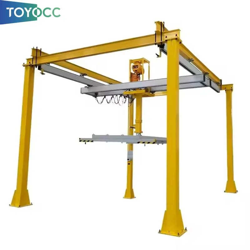 Railling System Vacuum Lifter for Glass Production Line Gantry Crane