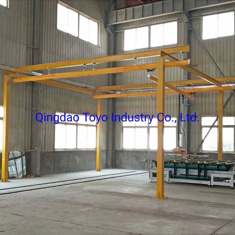 Railling System Vacuum Lifter for Glass Production Line Gantry Crane