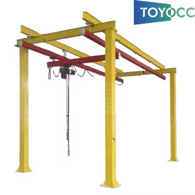 Rrail Traveling Flexible Light Weight Single Beam Overhead Crane