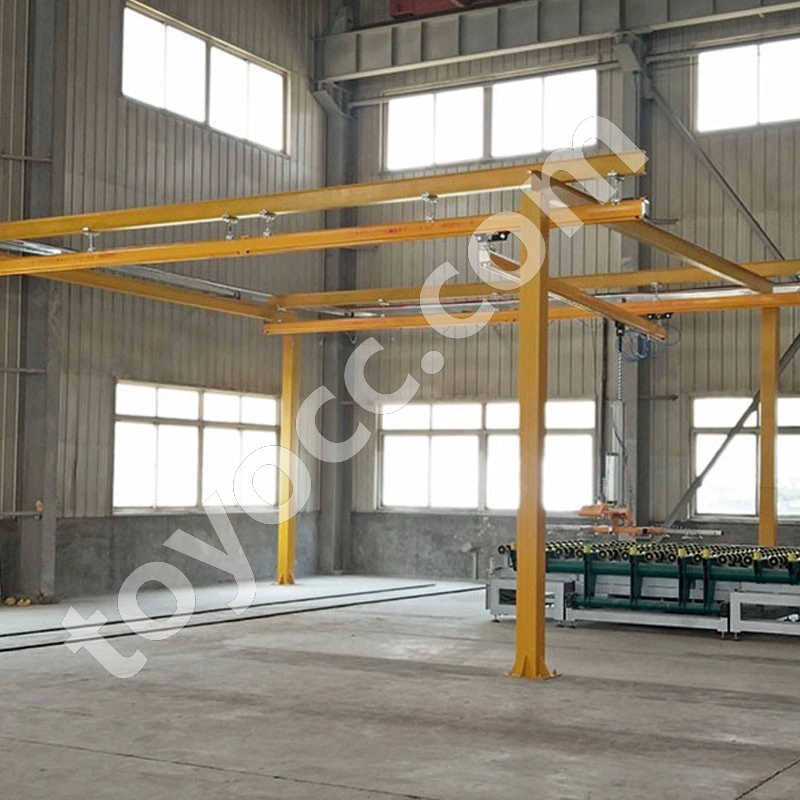 Rrail Traveling Flexible Light Weight Single Beam Overhead Crane