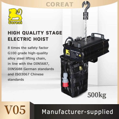 Coreat China 500kg Intelligent Smart Nightclub Bar Electric Chain Hoist