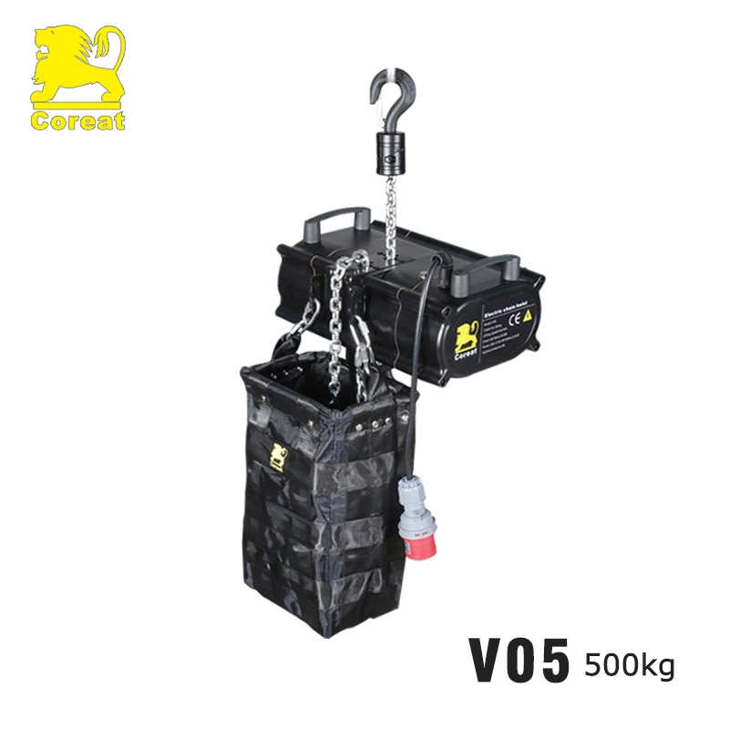 Coreat Entertainment Stage Truss Electric Chain Hoist CE Certificate D8 Plus