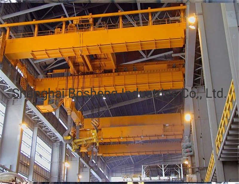 30 Ton 50 Ton Double Beam Foundry Overhead Casting Crane with Hook