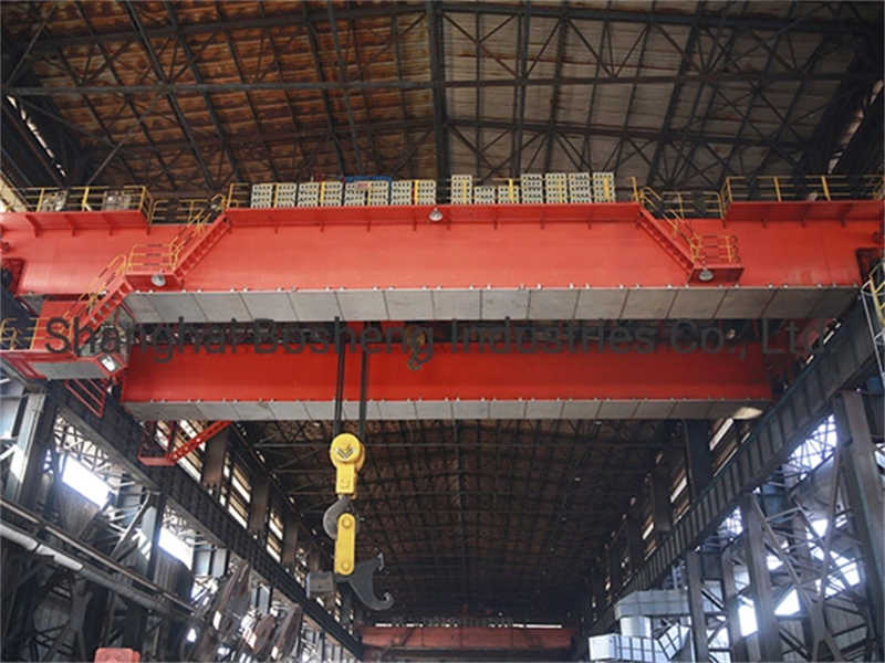 30 Ton 50 Ton Double Beam Foundry Overhead Casting Crane with Hook