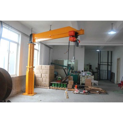 Motor Rotation Arm Lift Jib Crane with Electric Chain Hoist