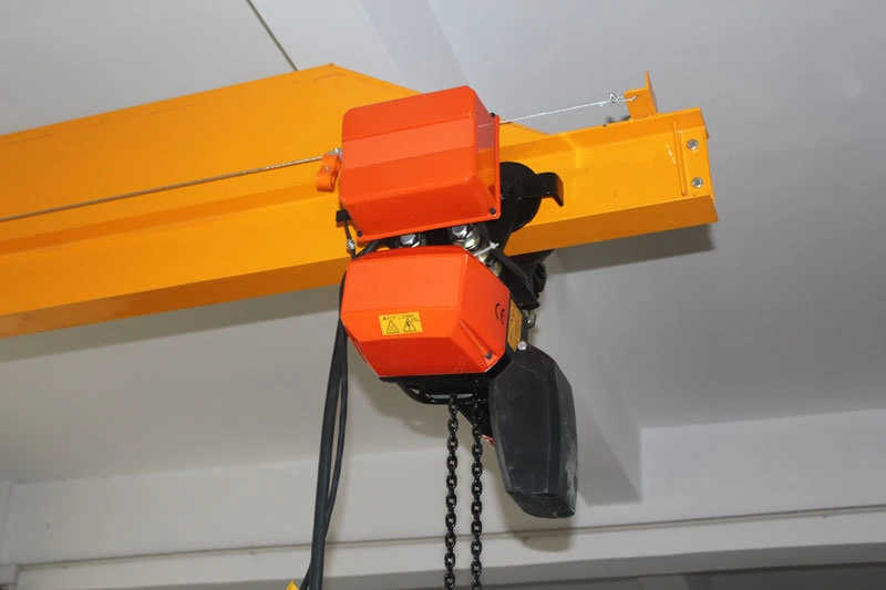 Motor Rotation Arm Lift Jib Crane with Electric Chain Hoist