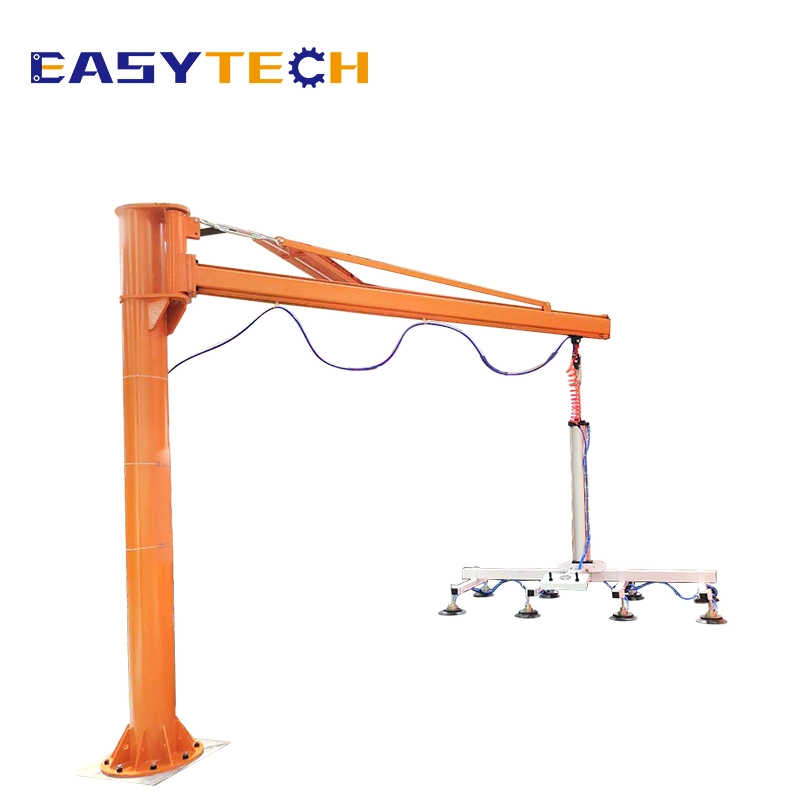 500kg Floor Mounted Fixed on Ground Arm Crane Electric Hoist Jib Crane