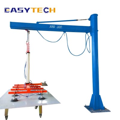 500kg Slewing 270 Degree Rotation Base Mount Cantilever Crane Electrical Hoist