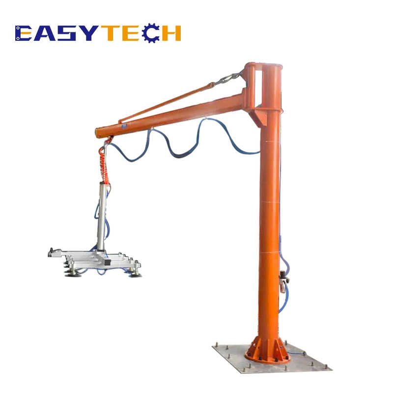 500kg Slewing 270 Degree Rotation Base Mount Cantilever Crane Electrical Hoist