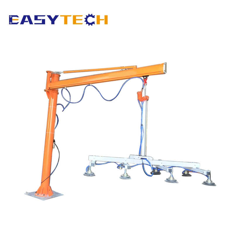 500kg Slewing 270 Degree Rotation Base Mount Cantilever Crane Electrical Hoist