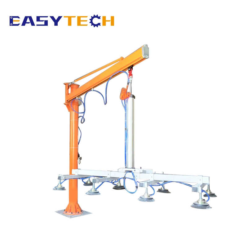 Pneumatic Sheet Metal Vacuum Lifting Equipment Jib Crane Vacuum Glass Lifter