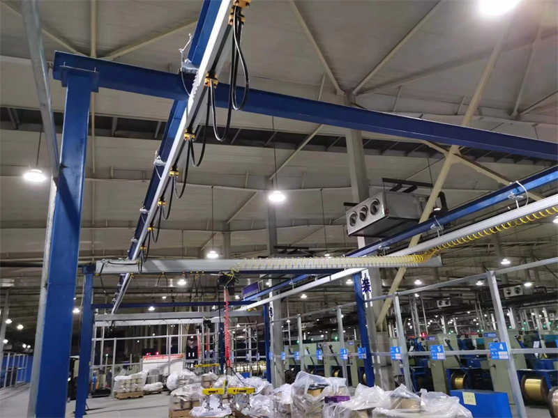 Aluminum Alloy Track Bridge Crane with Electrical Hoist Lifting Equipment