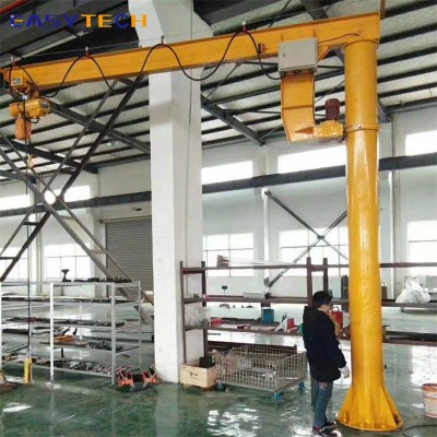 1t Steel Plate Lifter Rotating Arm Jib Crane Vacuum Lifter with Electric Hoist