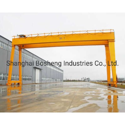 Cabin Control Double Girder Goliath Crane Gantry Crane for Outdoor