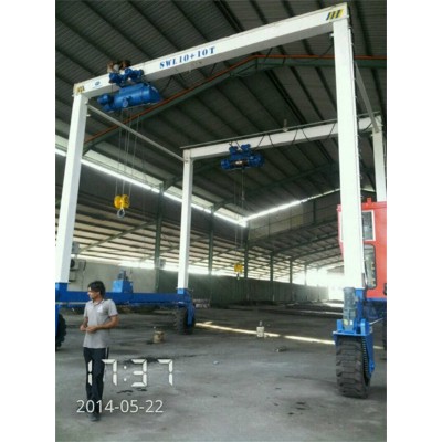 10 Ton Rtg Crane Double Beam Gantry Crane